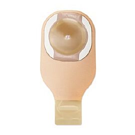 One-Piece Drainable Beige Ostomy Pouch, 12 Inch Length, 1-9/16 Inch Stoma