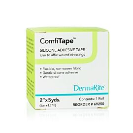 ComfiTape Silicone Medical Tape, 2 Inch x 5 Yard, Tan