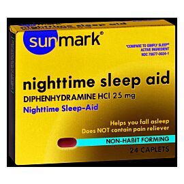 sunmark Diphenhydramine Sleep Aid