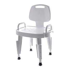 Maddak Adjustable Shower Seat with Arms and Back