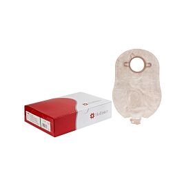 New Image Two-Piece Transparent Urostomy Pouch, 9 Inch Length, 1¾ Inch Stoma