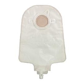 Securi-T Two-Piece Drainable Opaque Urostomy Pouch, 9 Inch Length, 2¼ Inch Flange