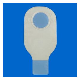 Securi-T Two-Piece Drainable Transparent Ostomy Pouch, 12 Inch Length, 2¼ Inch Flange