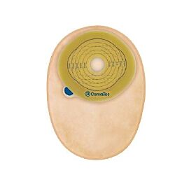 Esteem + One-Piece Closed End Opaque Filtered Ostomy Pouch, 8 Inch Length, 1-3/8 Inch Stoma
