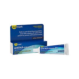 sunmark 2% - 0.1% Diphenhydramine HCl / Zinc Acetate Itch Relief Cream 1 oz Tube
