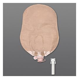 New Image Two-Piece Drainable Ultra-Clear Urostomy Pouch, 9 Inch Length, 1¾ Inch Flange