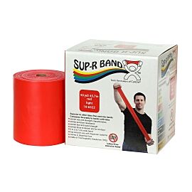 Sup-R Band Exercise Resistance Band, Red, 5 Inch x 50 Yard, Light Resistance
