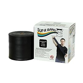 Sup-R Band Exercise Resistance Band, Black, 5 Inch x 50 Yard, X-Heavy Resistance