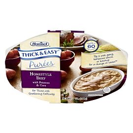 Thick & Easy Purées, Beef with Potatoes and Corn Purée, 7 oz. Tray