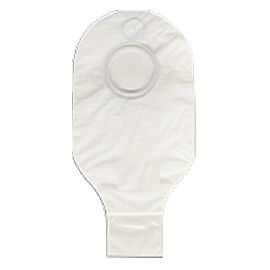 Securi-T Two-Piece Drainable Transparent Filtered Ostomy Pouch, 12 Inch Length, 2¾ Inch Flange