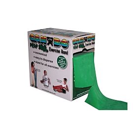 CanDo Perf 100 Exercise Resistance Band, Green, 5 Inch x 100 Yard, Medium Resistance