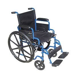 drive Blue Streak Wheelchair, 18-inch Seat Width