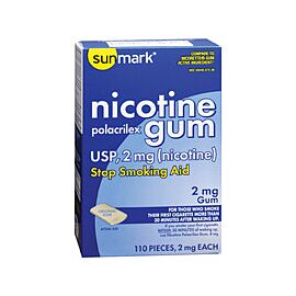 sunmark Nicotine Gum 2 mg