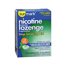 sunmark Nicotine Lozenge Mint Flavor