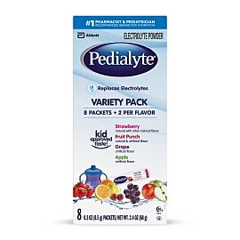 Pedialyte Powder Packs Assorted Flavors Pediatric Oral Supplement, 0.6 oz. Packet