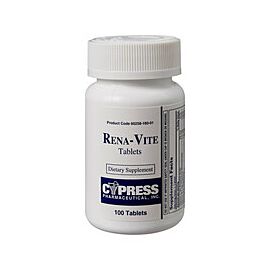 Rena-Vite 0.8 mg Multivitamin Tablets 100 per Bottle