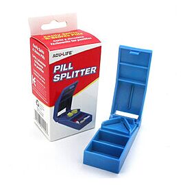 Acu-Life Hand Operated Pill Cutter Blue