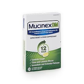Mucinex DM Guaifenesin / Dextromethorphan HBr Cold and Cough Relief
