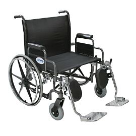 drive Sentra Extra HD Bariatric Wheelchair, 24-Inch Seat Width
