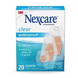 3M Nexcare Waterproof Adhesive Strip, Assorted Sizes