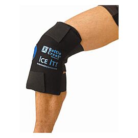 Ice It! MaxCOMFORT System Reusable Knee Gel Cold Pack with Wrap