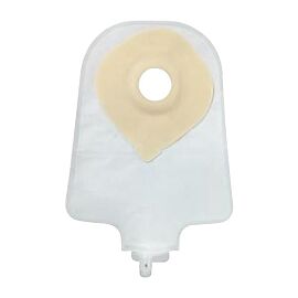Securi-T One-Piece Drainable Transparent Urostomy Pouch, 9 Inch Length, 1 Inch Stoma