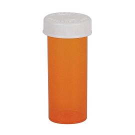 Ezydose Push & Turn Amber Prescription Vial, 30 Dram