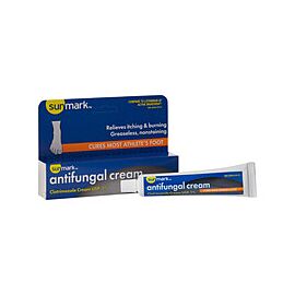 sunmark 1% Clotrimazole Antifungal Cream 1 oz Tube