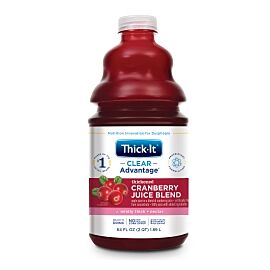 Thick-It Clear Advantage Nectar Consistency Cranberry Thickened Beverage, 64 oz. Bottle