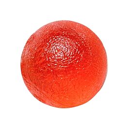 CanDo Standard Circular Gel Squeeze Ball, Red, Light