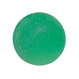 CanDo Standard Circular Gel Squeeze Ball, Green, Medium