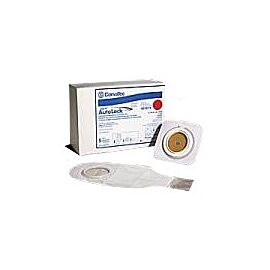 Natura Two-Piece InvisiClose Tail Closure Transparent Post-Op Ostomy Pouch Kit, 12 Inch Length, 1¾ Inch Flange