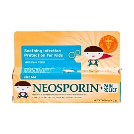 Neosporin + Pain Relief for Kids First Aid Antibiotic, ½ oz. Tube