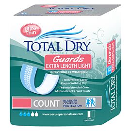 TotalDry Extra Length Guards Light, 3.5" x 11"