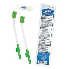 Single Use Suction Swab System with Perox-A-Mint Solution and Mouth Moisturizer