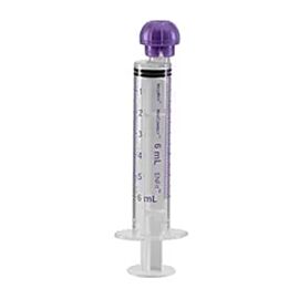 NeoConnect Oral/Enteral Syringe with ENFit Connector, Purple, 6 mL