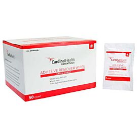 Cardinal Health Essentials Extra-Large Adhesive Remover Wipe 4" x 4-3/4"