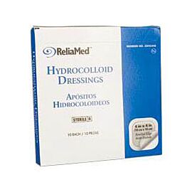 Cardinal Health Essentials Sterile Latex-Free Hydrocolloid Dressing with Film Back and Beveled Edge 4" x 4"